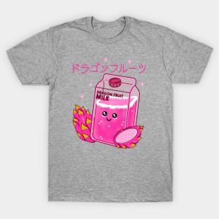 Kawaii Dragon Fruit Milk T-Shirt